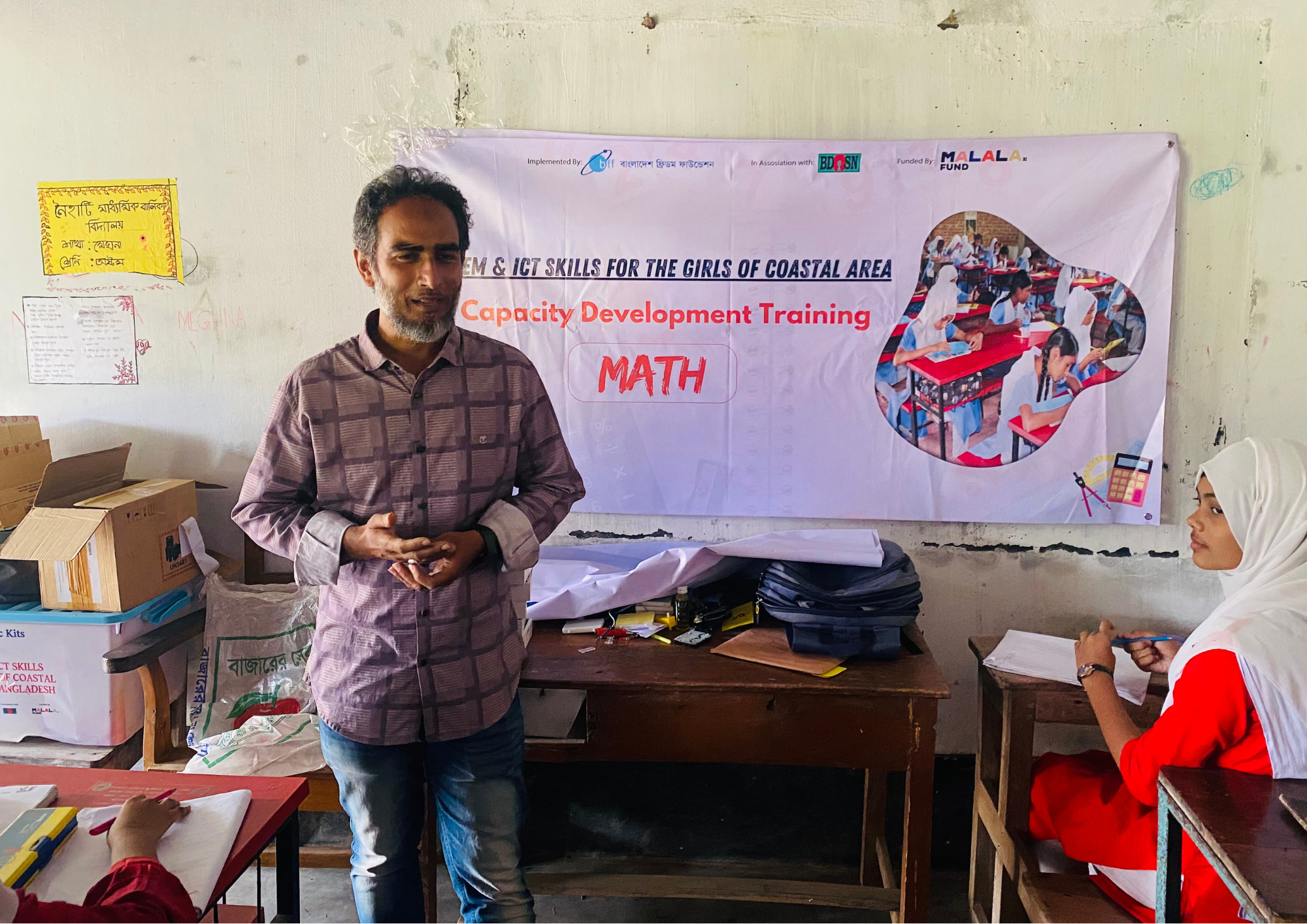 Mathematic session conducted in Rupsha, Khulna
