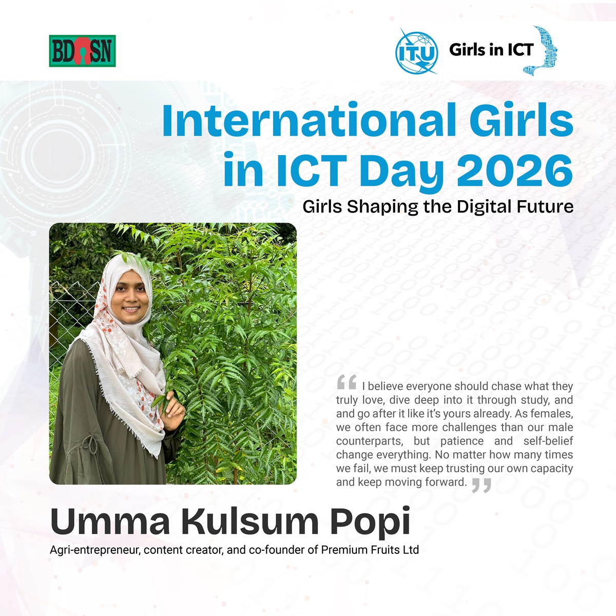 Girls Shaping Digital Future: Popi’s Journey of shaping a Safer Agricultural Future Through Digital Platform 