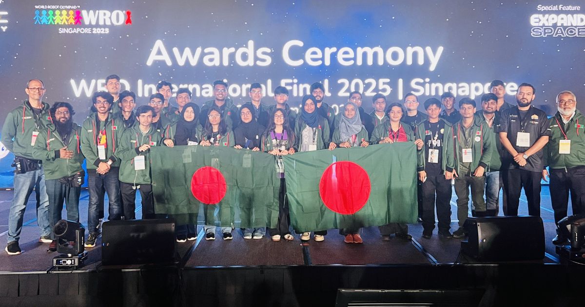 সিঙ্গাপুরে শেষ হল ওয়ার্ল্ড রোবট অলিম্পিয়াডের আন্তর্জাতিক ফাইনাল
