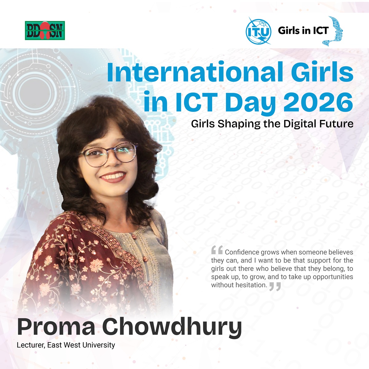 Girls Shaping the Digital Future: Journey of Proma Chowdhury from Code to Classroom Impact