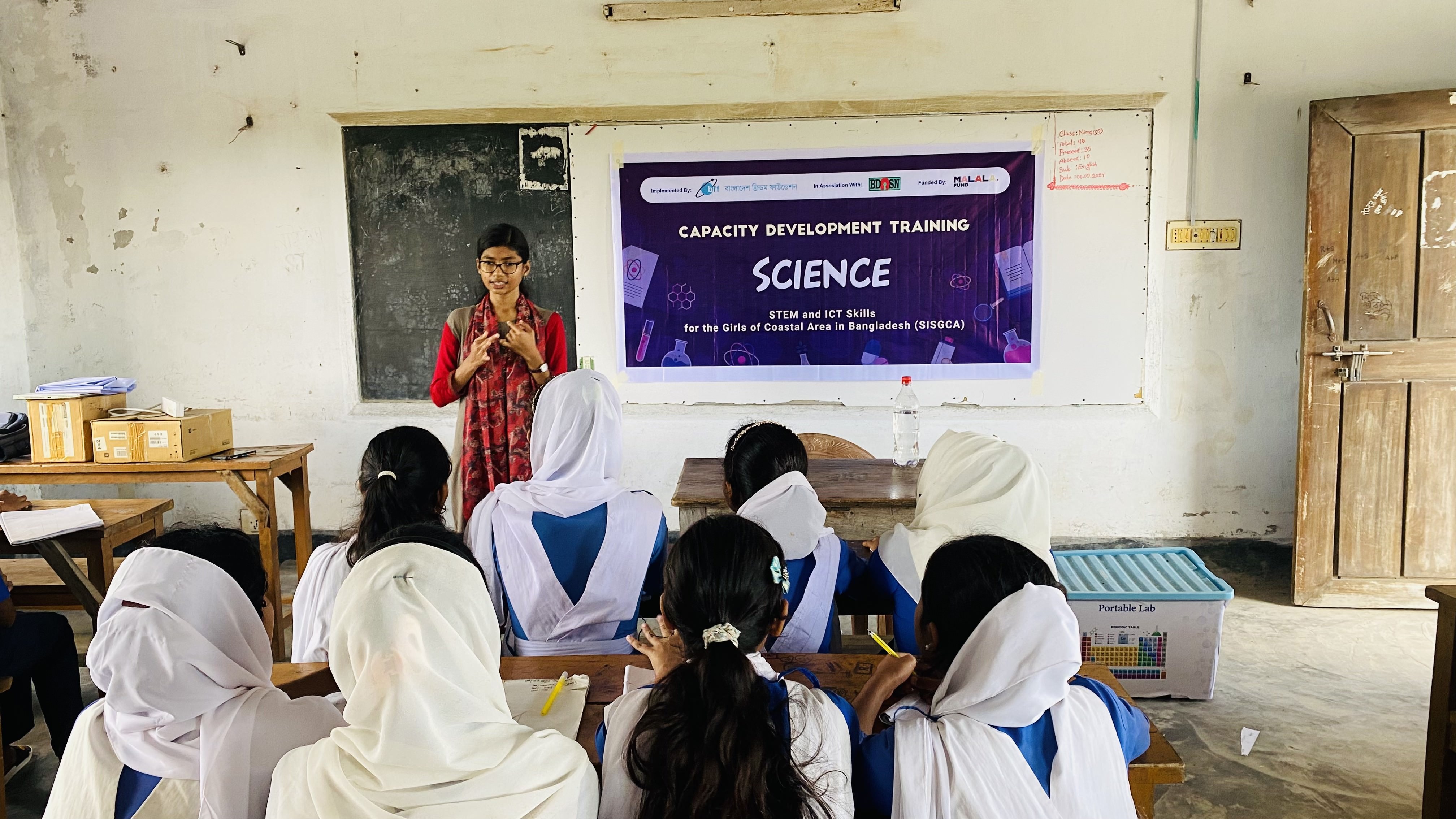 Science sessions were conducted at Rampal, Bagerhat