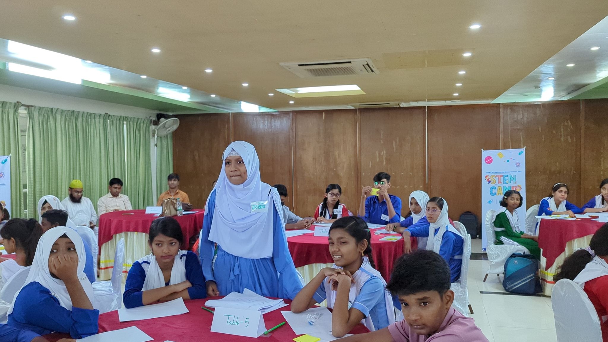 STEM camp held in Khulna for the students of the costal area