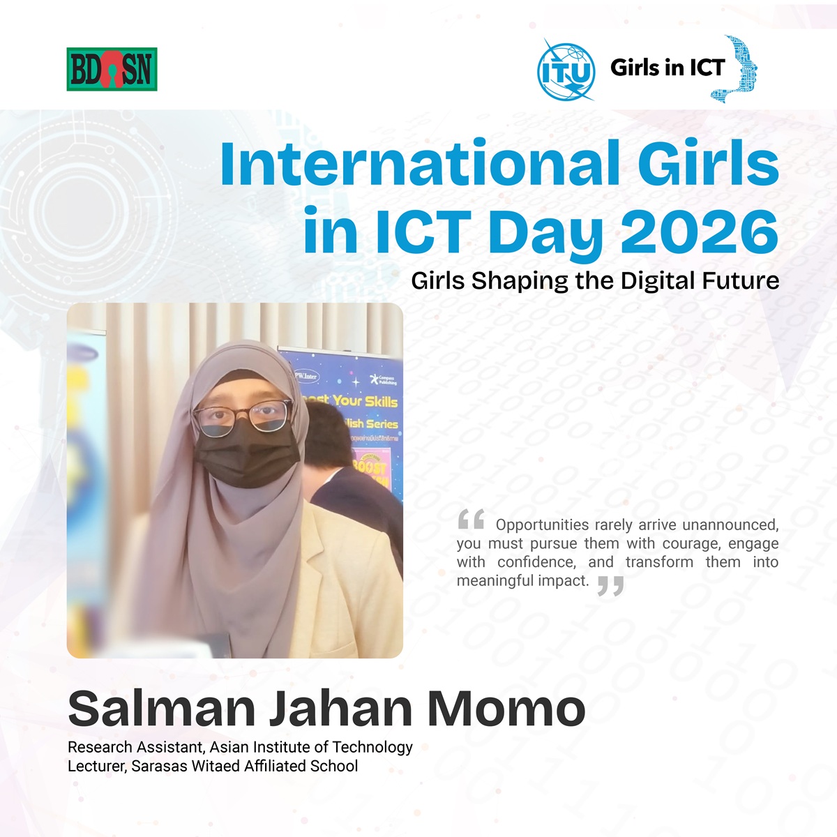 Girls Shaping the Digital Future: Momo’s Journey in Claiming Her Seat at the Global Table