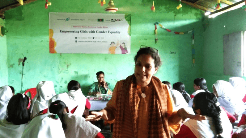 Empowering Girls through STEM and Gender Awareness: A Milestone Event at Shaheed Kamel Model High School, Tala, Satkhira 