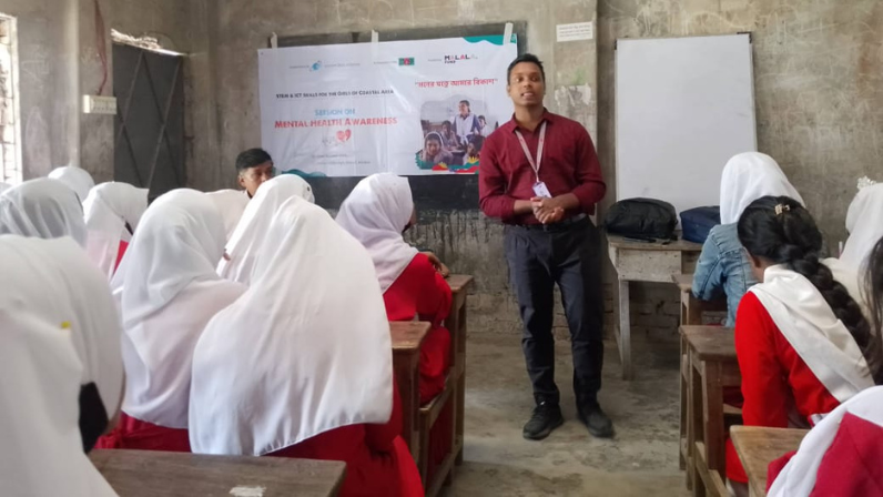 Empowering Minds: Mental Health Awareness Session at Naihati Secondary Girls School, Rupsha, Khulna