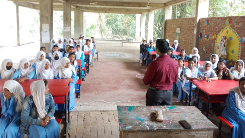 Empowering Minds: Mental Health Awareness Session Comrade Ratan Sen Girls Collegiate School, Khulna