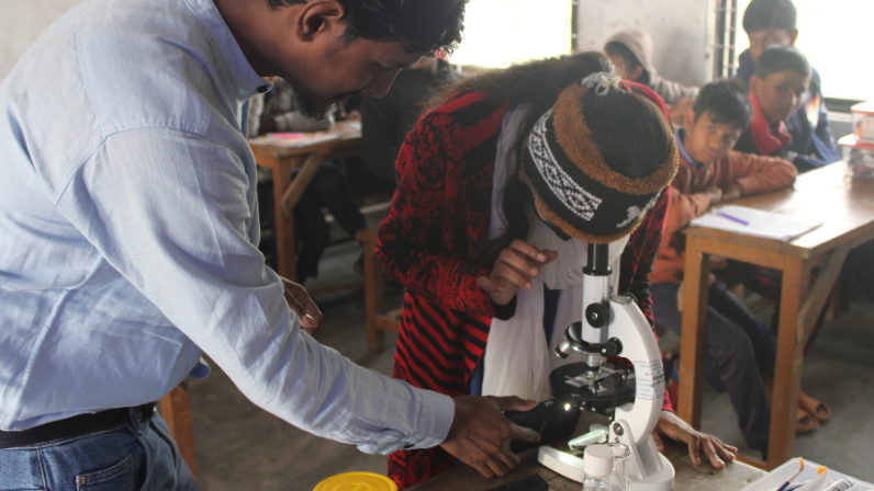Robotics and Science sessions were conducted at Perikhali Model Secondary School, Rampal, Bagerhat