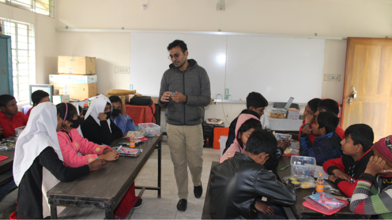 Robotics session were conducted at Shaheed Kamel Model High School, Tala, Satkhira