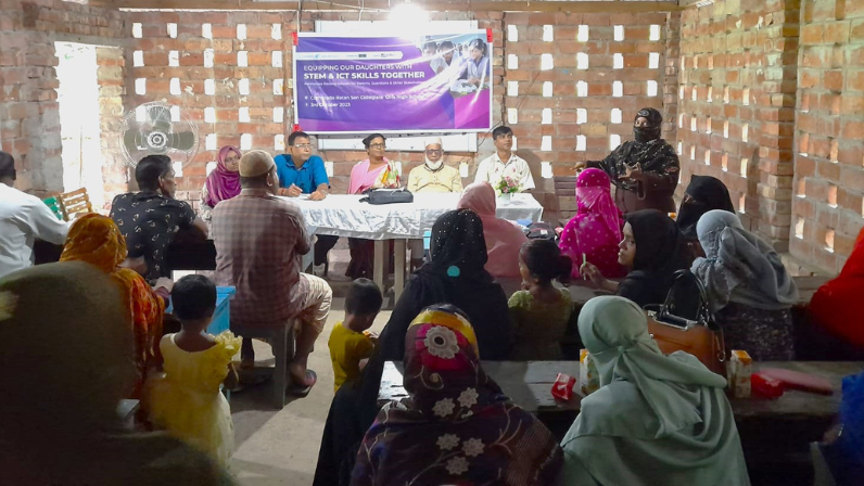 Parent Awareness Meeting for Coastal Girls on STEM and ICT Empowerment: Comrade Ratan Sen Girls Collegiate School, Khulna