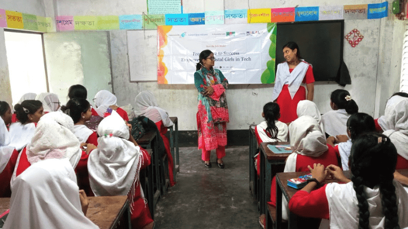 From Shore to Success Empowering Coastal Area Girls in Tech: Naihati Secondary Girls School, Rupsha, Khulna