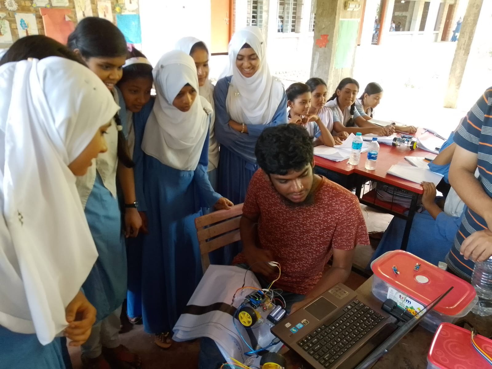 Robotics session took place at Comrade Ratan Sen Collegiet Girls High Schoo Rupsha, Khulna Robotics session took place at Comrade Ratan Sen Collegiet Girls High Schoo Rupsha, Khulna