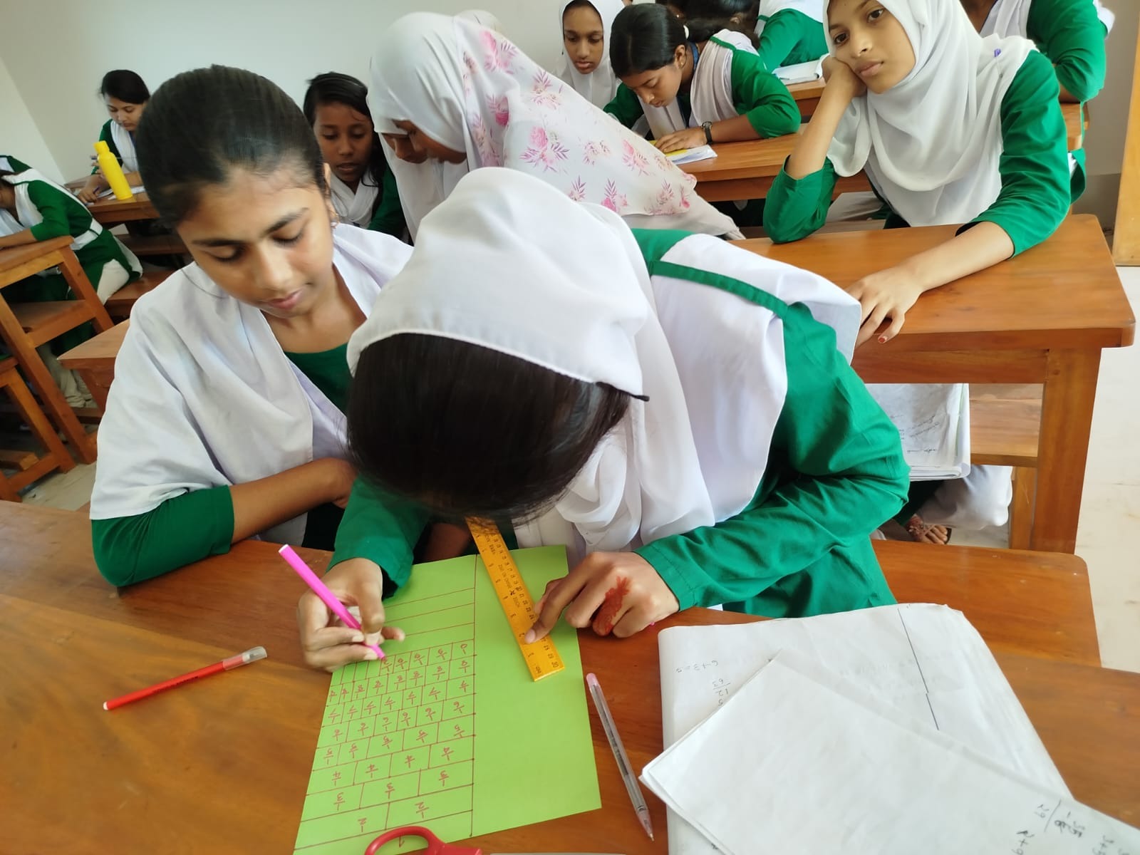 Mathematic session  conducted in Tala, Satkhira