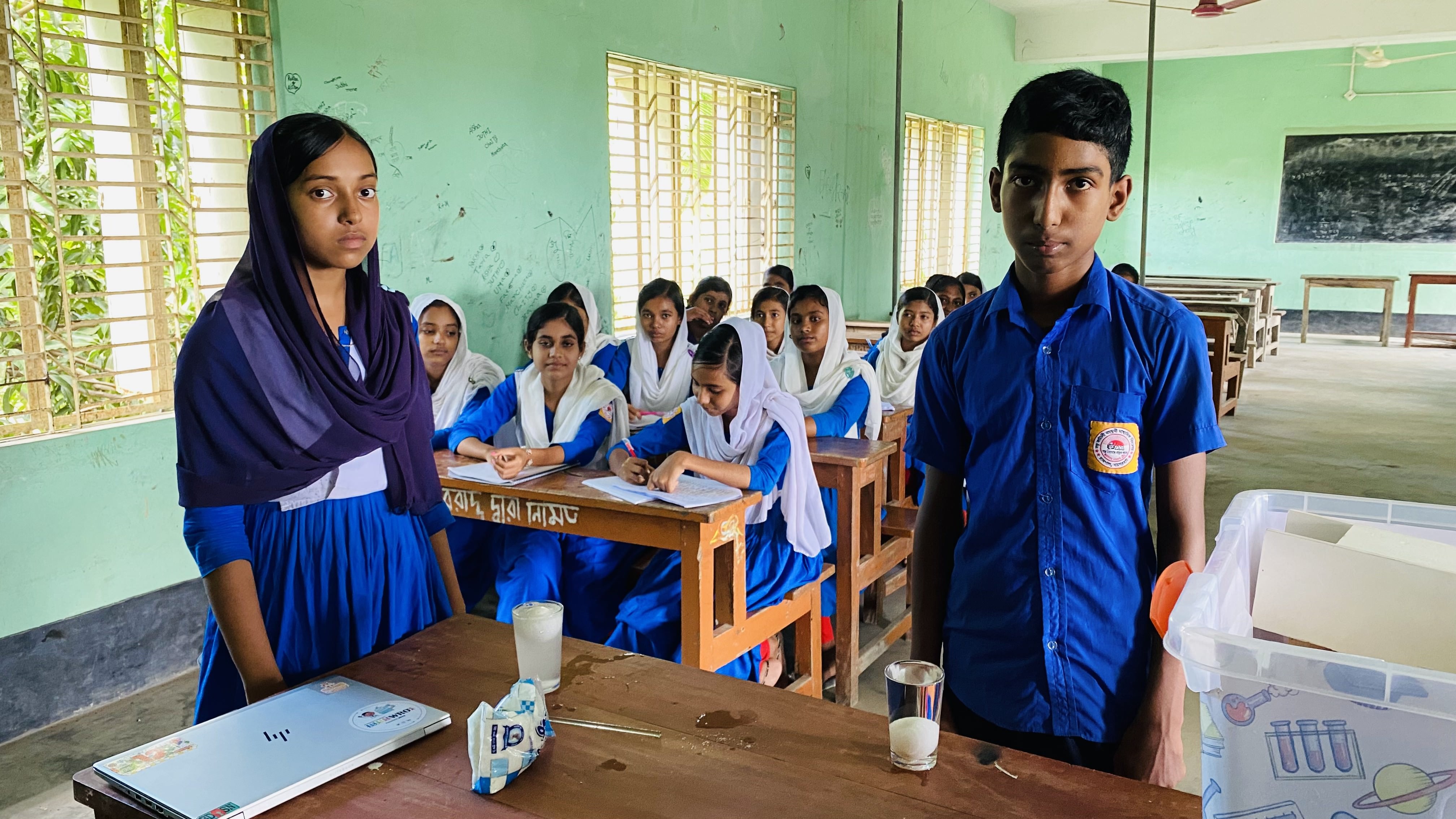 Science sessions were conducted at Rampal, Bagerhat