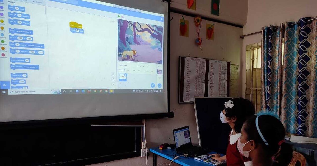 নুরনগর সরকারি প্রাথমিক বিদ্যালয়ে আয়োজিত হল স্ক্র্যাচ প্রোগ্রামিং কর্মশালা